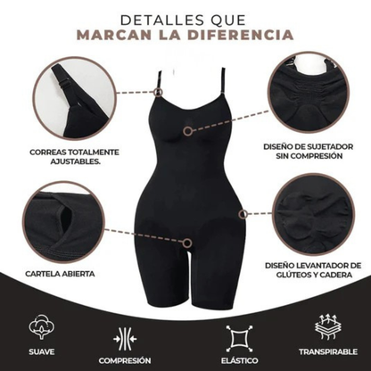 CurvasPro ™ - Full Body Extra Compresión y Moldeador de Figura
